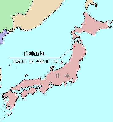 白神山地の外観