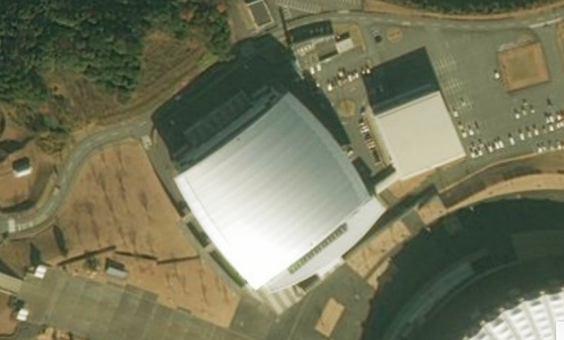 エコパアリーナの外観