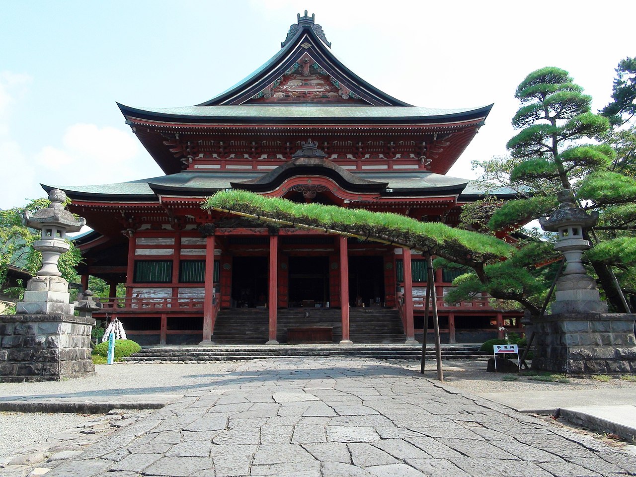 善光寺の外観