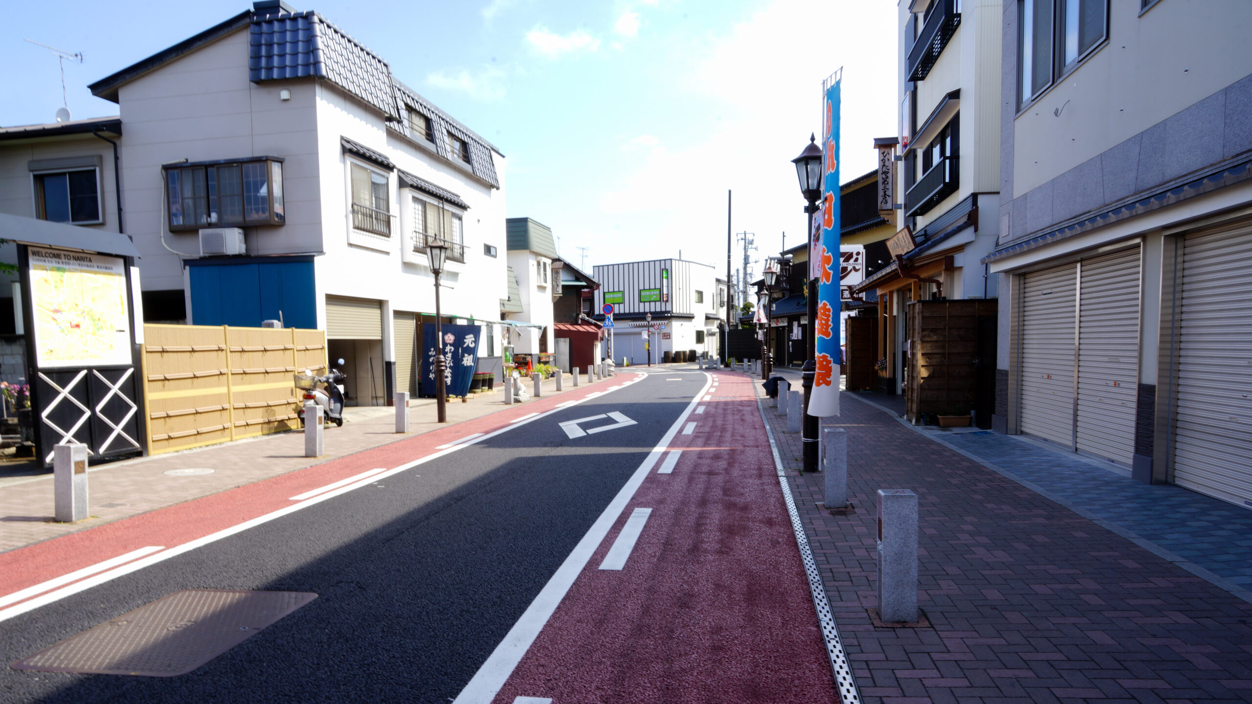成田山表参道の風景