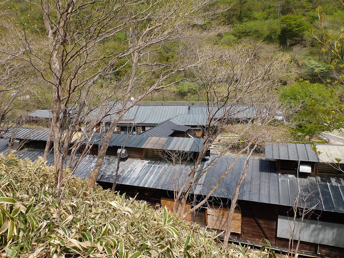 那須温泉郷 鹿の湯の外観