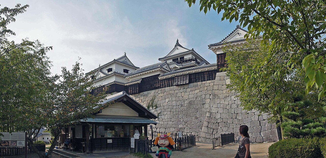 松山城の風景