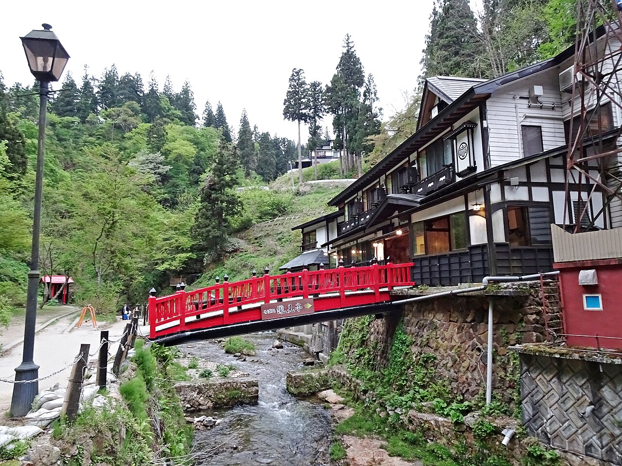 銀山温泉の風景