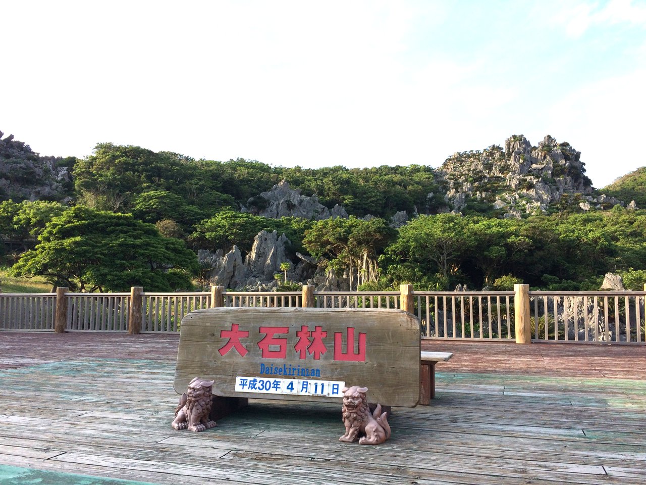 大石林山の岩峰群