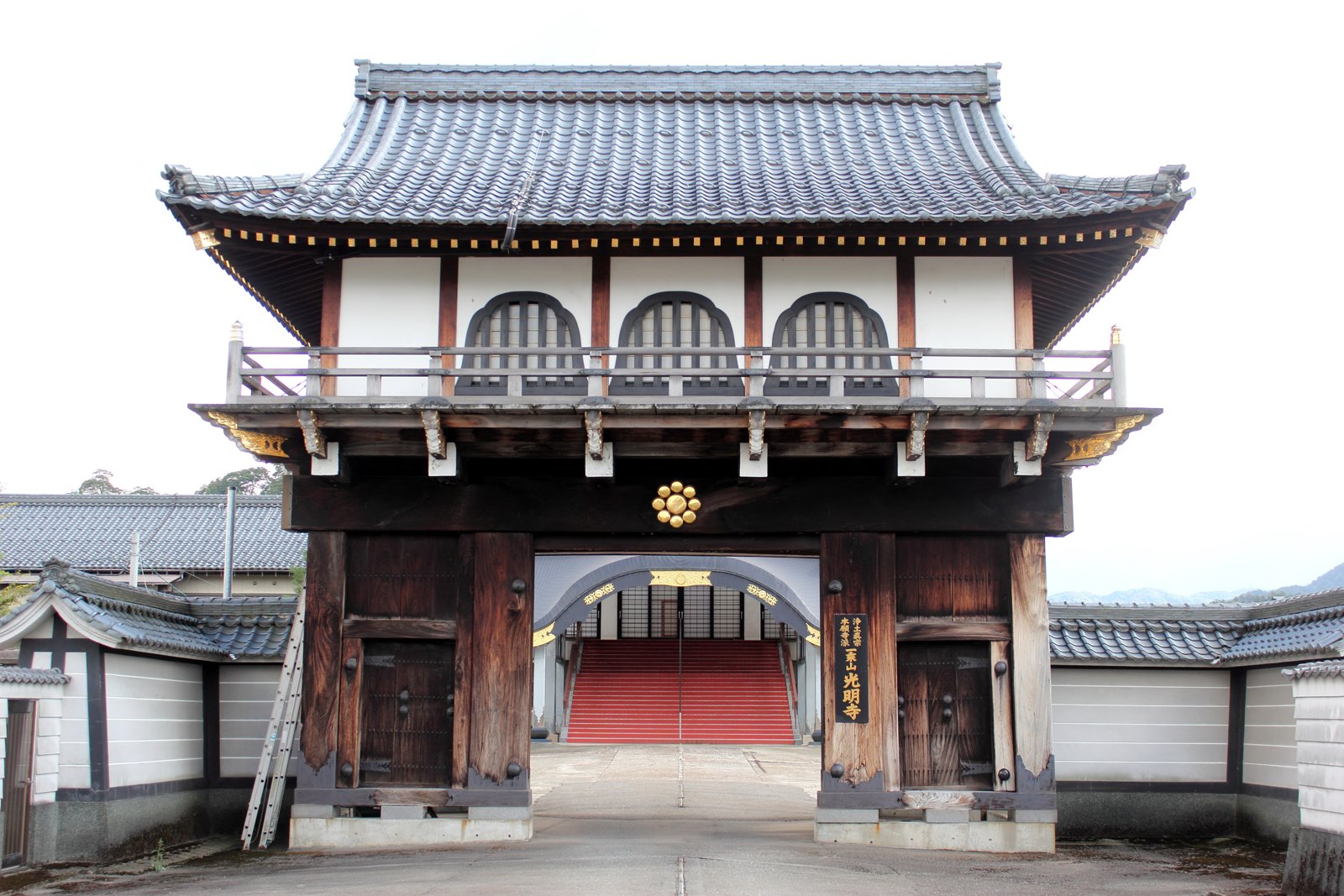 越前大野城の搦手門