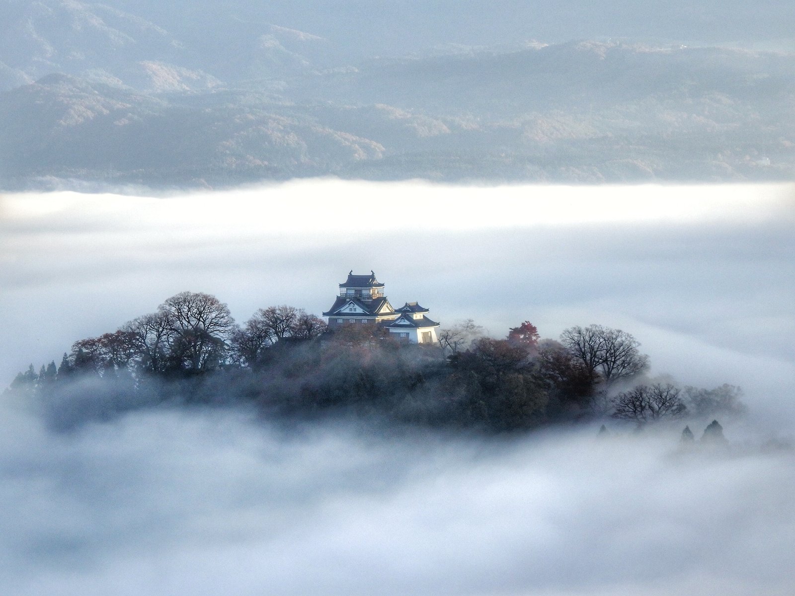 越前大野城の天守閣