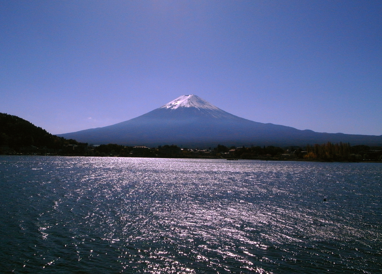 富士五湖・河口湖の風景