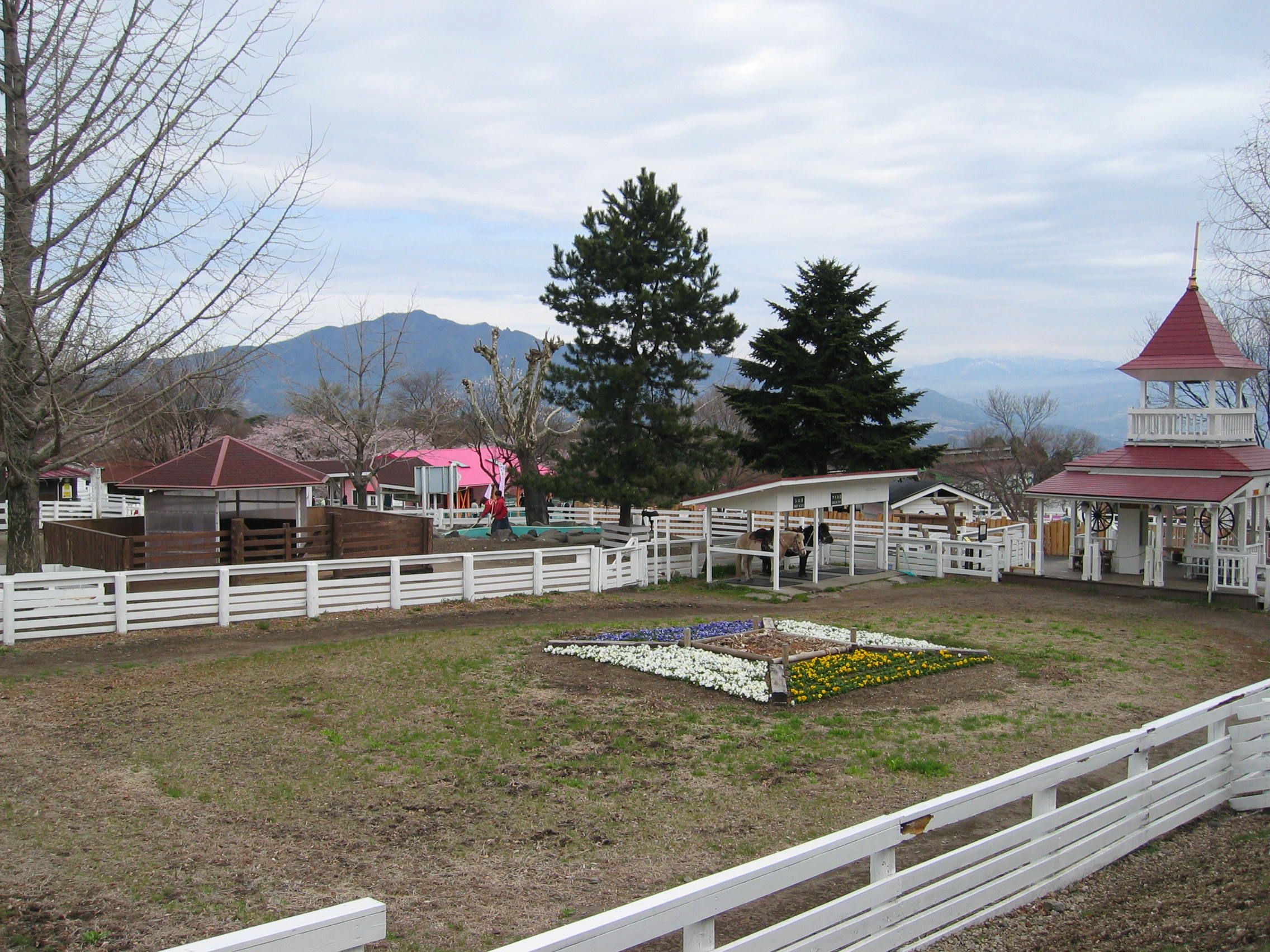 伊香保グリーン牧場の風景