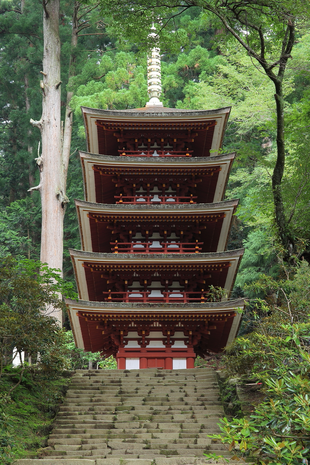 室生寺 五重塔の景観