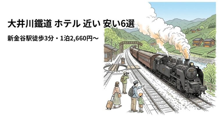 関連: oigawa railway hotel near cheap