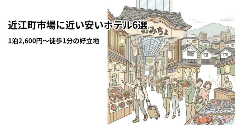 関連: omicho market hotel near cheap