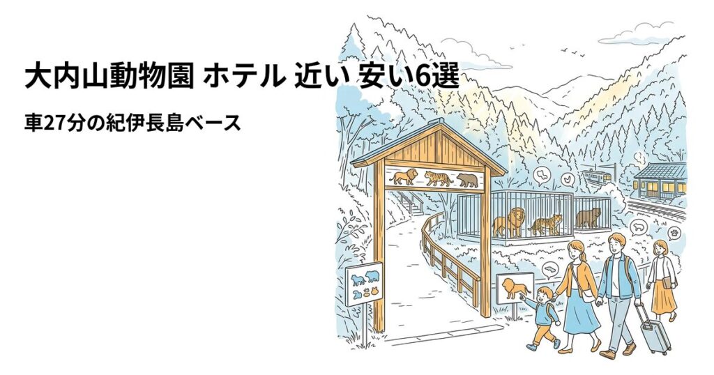 大内山動物園 ホテル 近い 安い6選のアイキャッチ画像
