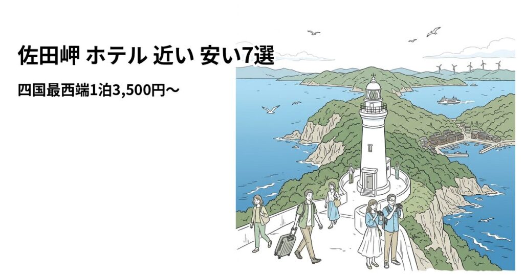 佐田岬 ホテル 近い 安い7選のアイキャッチ画像