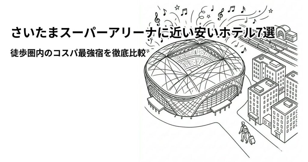 さいたまスーパーアリーナ周辺の安いホテル