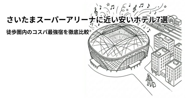 関連: saitama super arena hotel near cheap