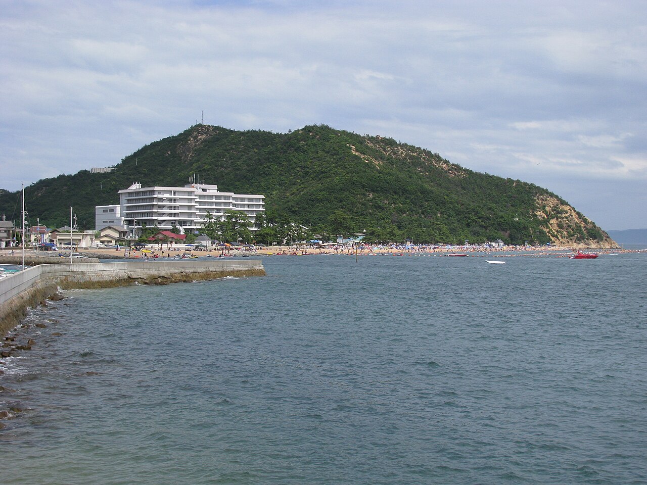 渋川海岸の風景