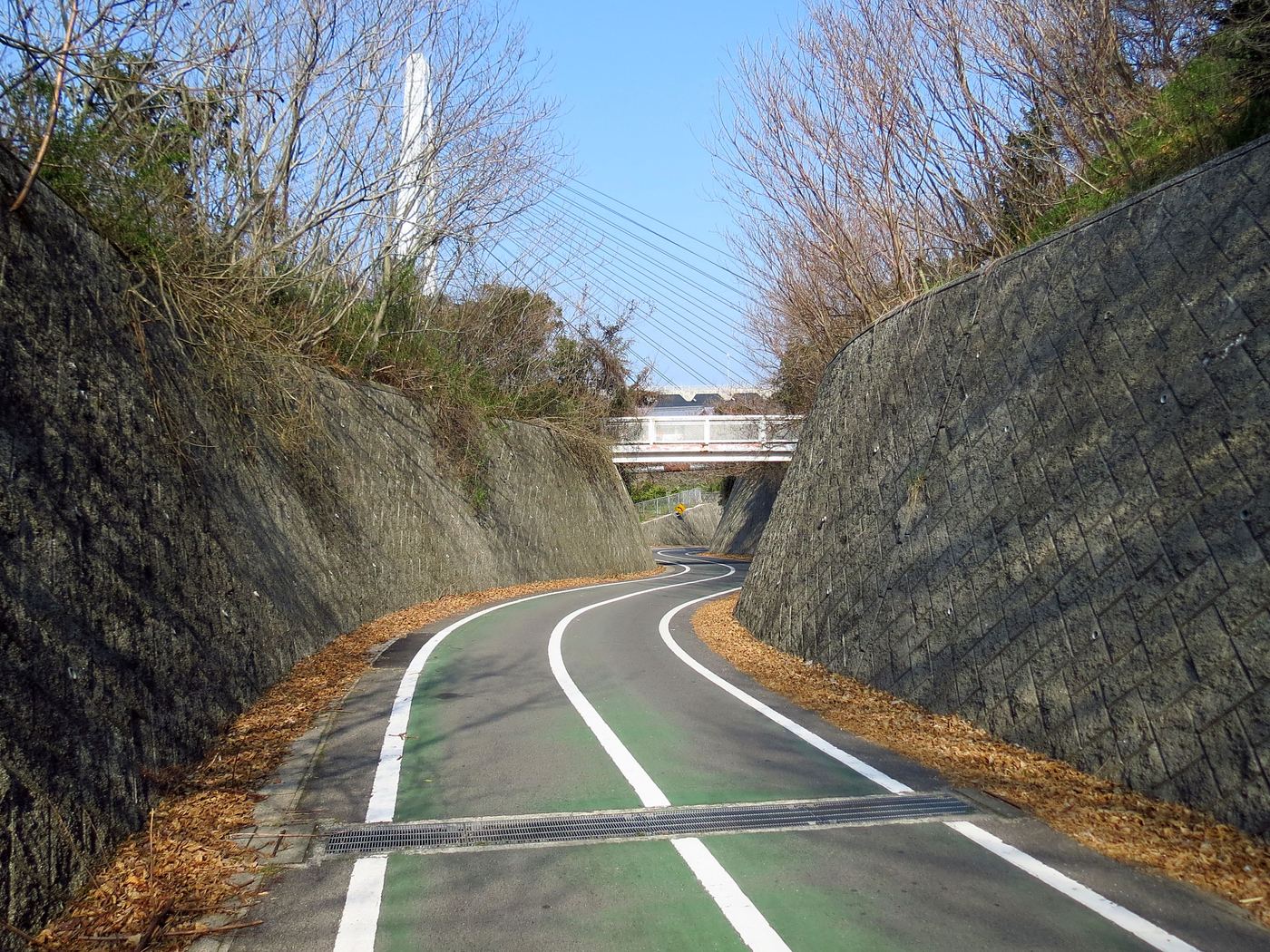 しまなみ海道サイクリングロードの風景