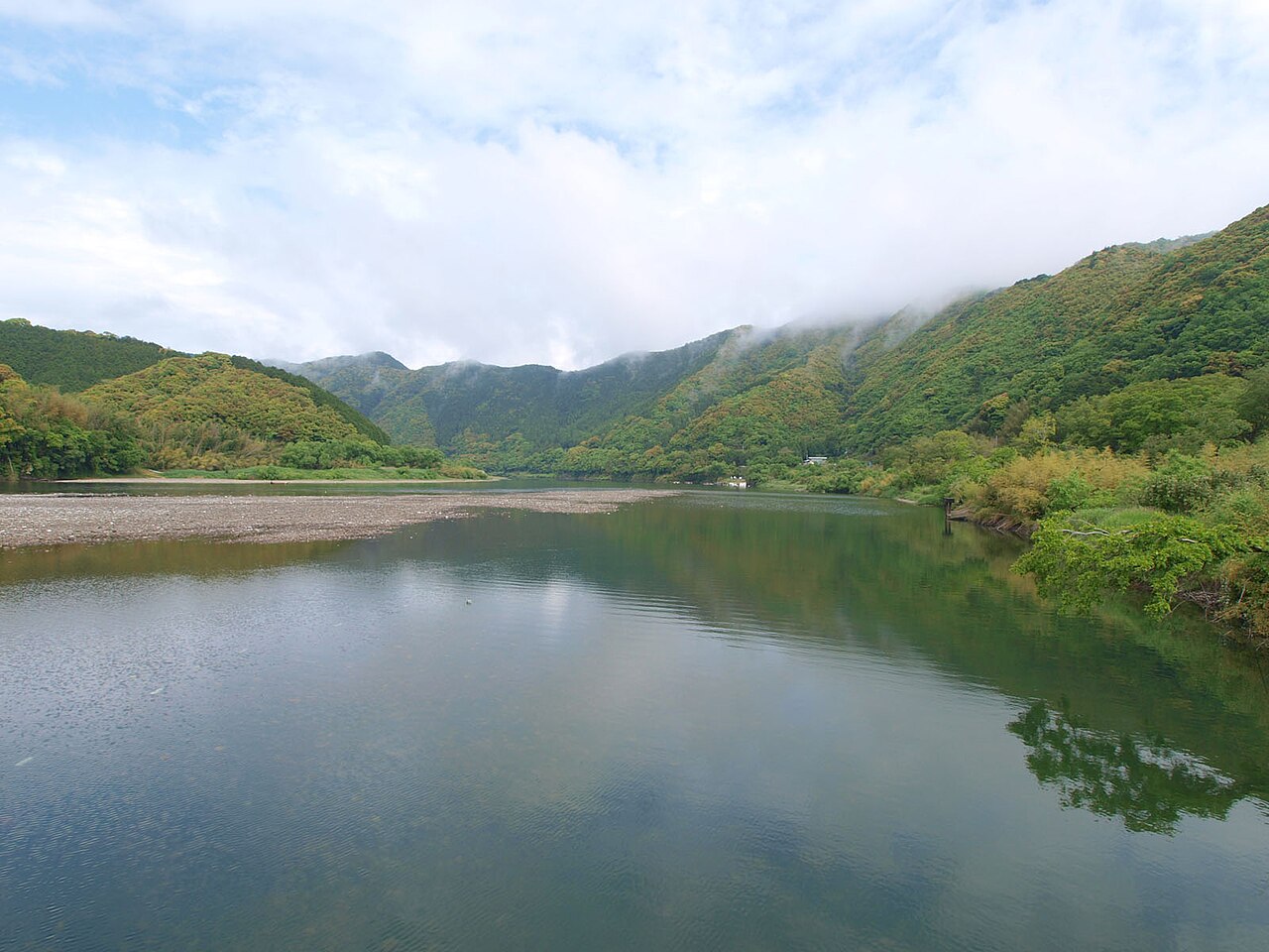 四万十川の佐田沈下橋