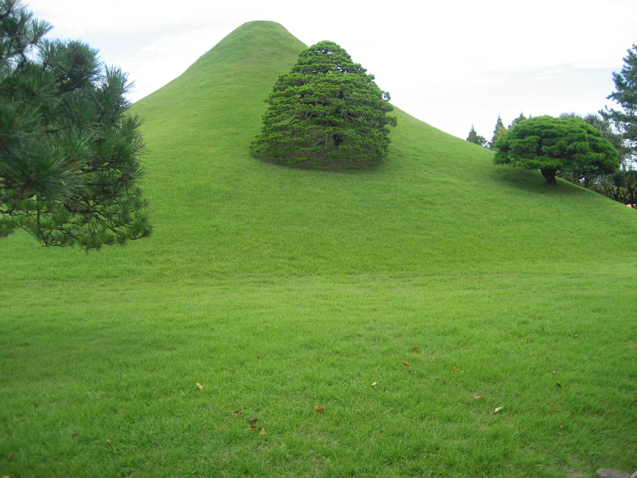 水前寺成趣園の庭園風景