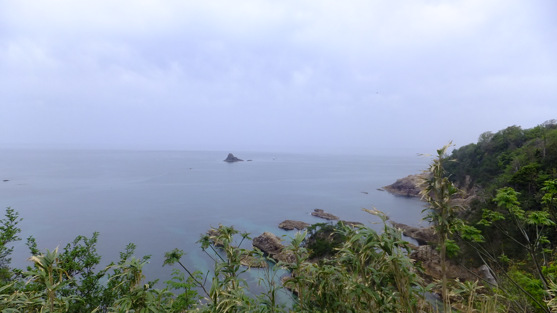 浦富海岸の景観