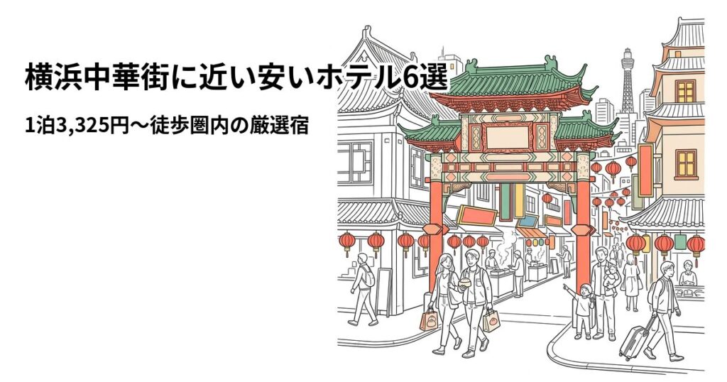 横浜中華街周辺の安いホテル