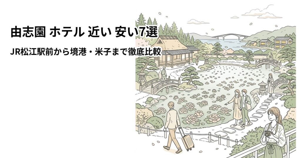 由志園 ホテル 近い 安い7選のアイキャッチ画像