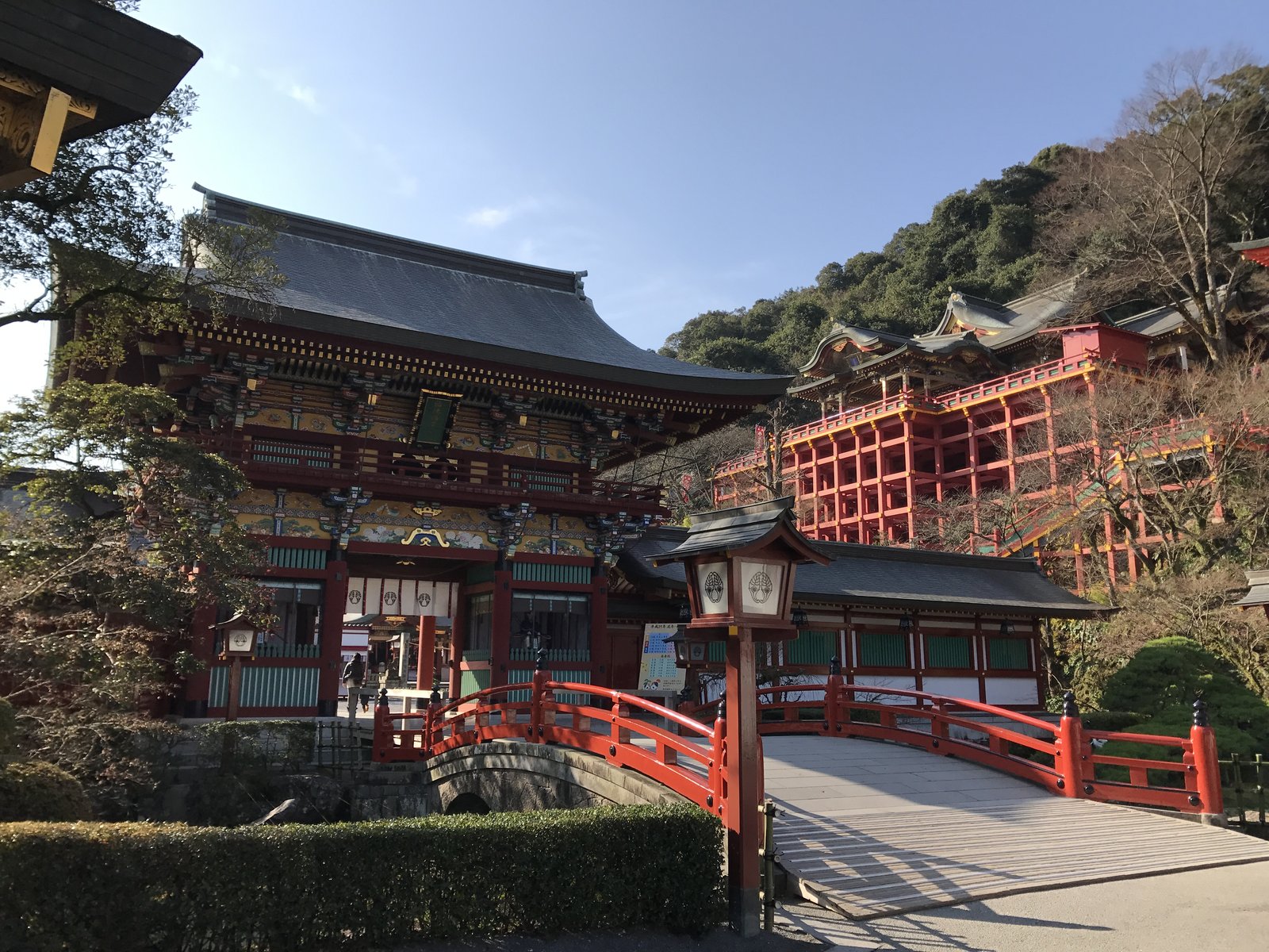 祐徳稲荷神社の楼門と本殿