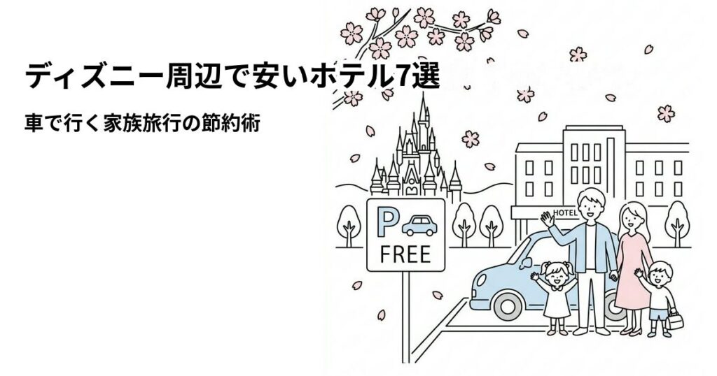 ディズニー周辺で安いホテル7選のアイキャッチ画像