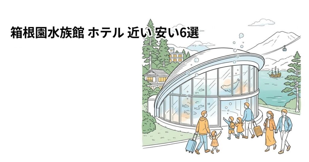 箱根園水族館 ホテル 近い 安い6選のアイキャッチ画像
